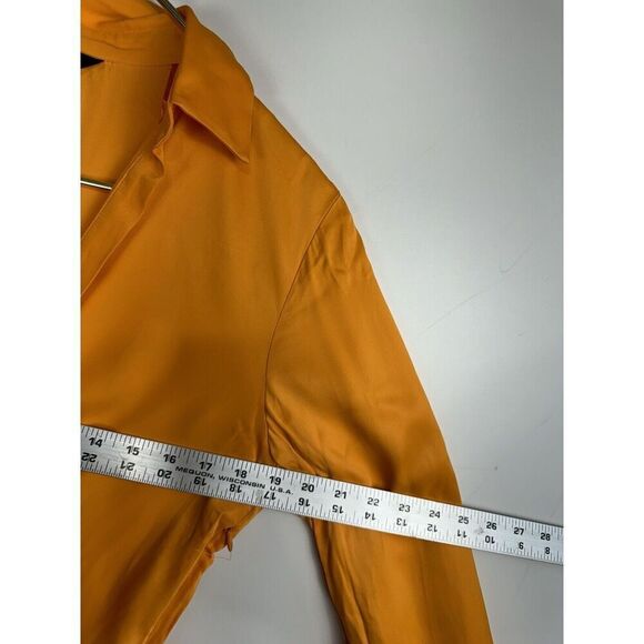 Zara Satin Knot Mini Dress Orange 4688/309 Women’s Size Small Bloggers Favorite - Picture 7 of 10